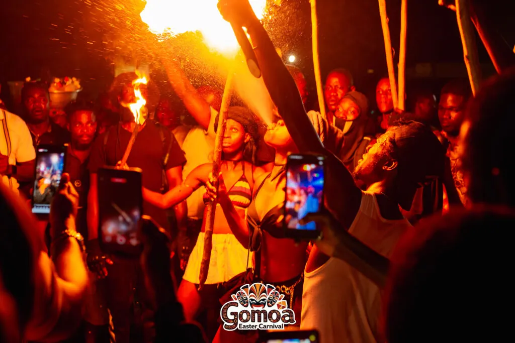 A Welcome Party and Bonfire Night at Gomoa Easter Carnival