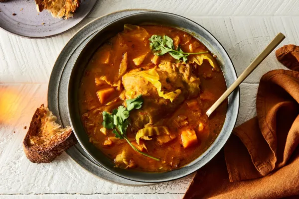 Spicy chicken light soup